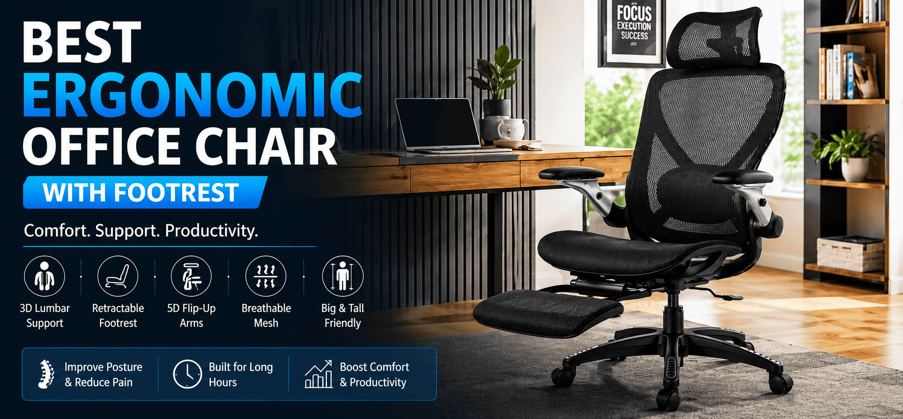ELABEST X100 Review: Best Ergonomic Chair with Footrest