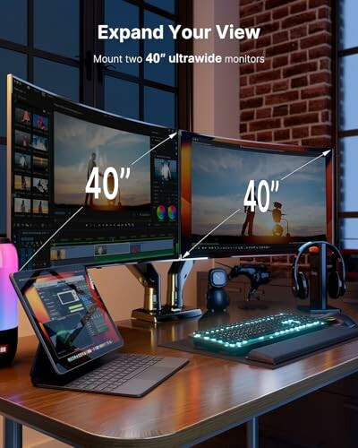 HUANUO Dual Monitor Stand