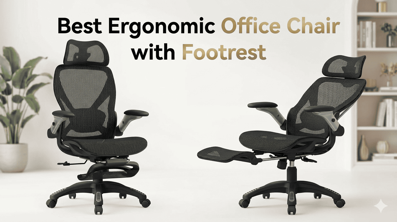 Best Ergonomic Office Chair with Footrest for Long Hours
